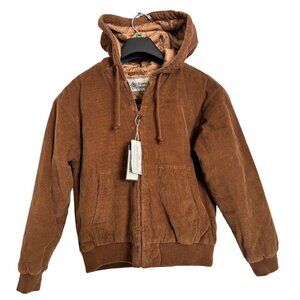 Alpine Design Cord Quilted Hood Size XS Women’s Roasted Coffee NWT $88